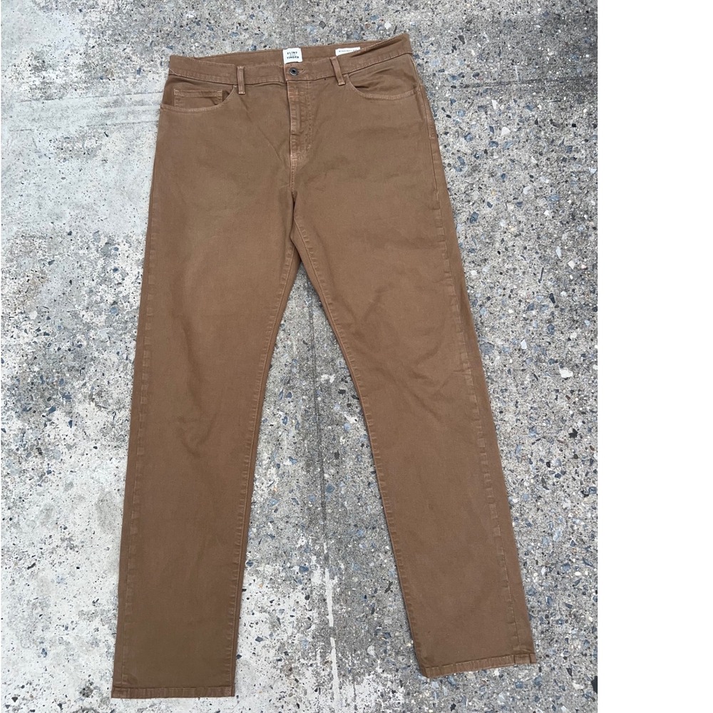 Flint and Tinder 365 Pant Straight Fit Brown Khaki Mens 36 Made in USA